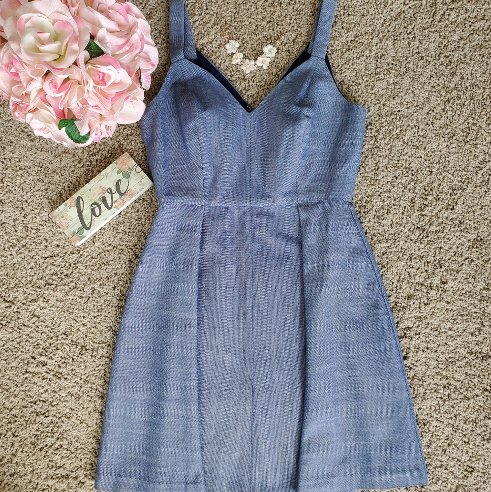 BCBGeneration | Sleeveless Dress | Gray, Blue